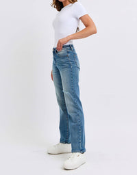 Judy Blue - Midrise Destroyed Dad Jeans