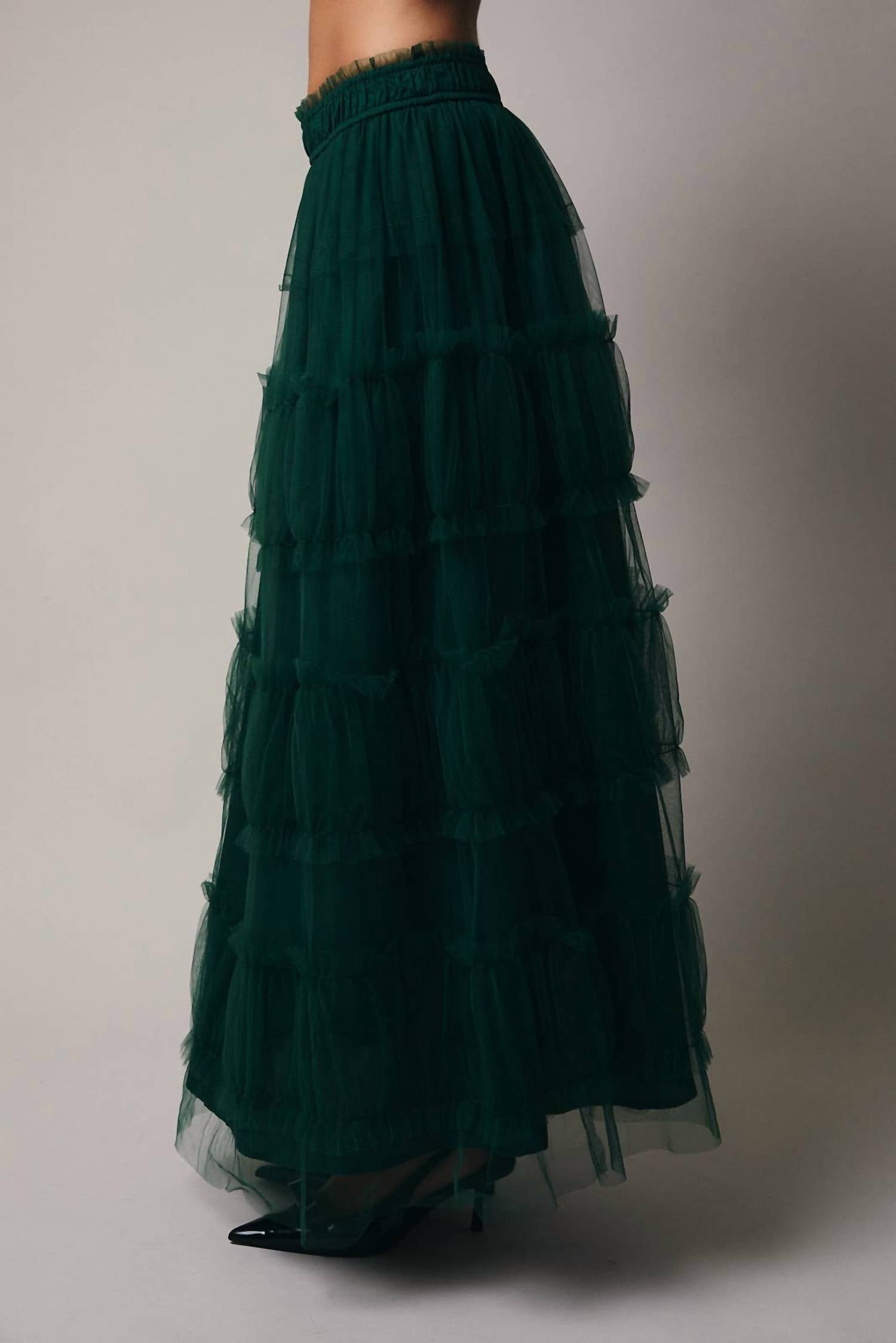 Sunday Edition - Holly Tiered Midi Skirt