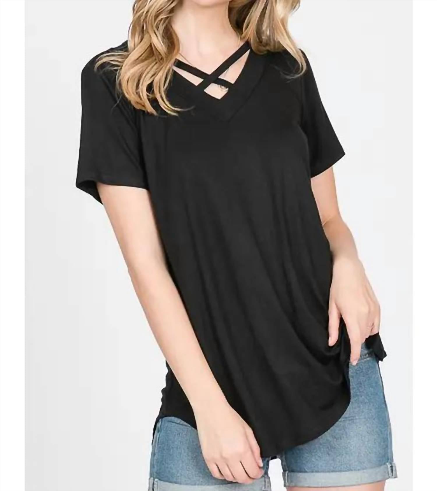 Heimish Usa - Criss Cross Strappy Top