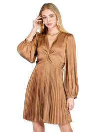 Joy Joy - Bronze Twist Dress