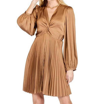 Joy Joy - Bronze Twist Dress