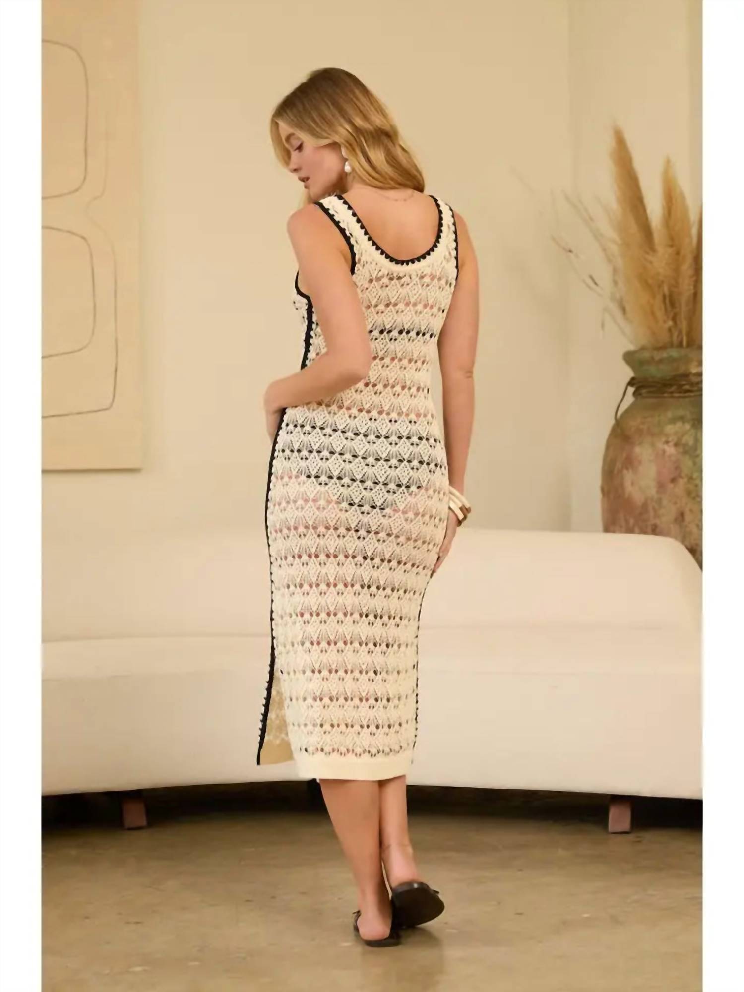 Skies Are Blue - Beach Club Crochet Coverup