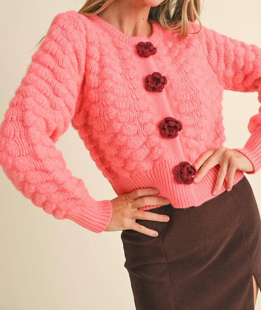 En Merci - Rosette Cardigan