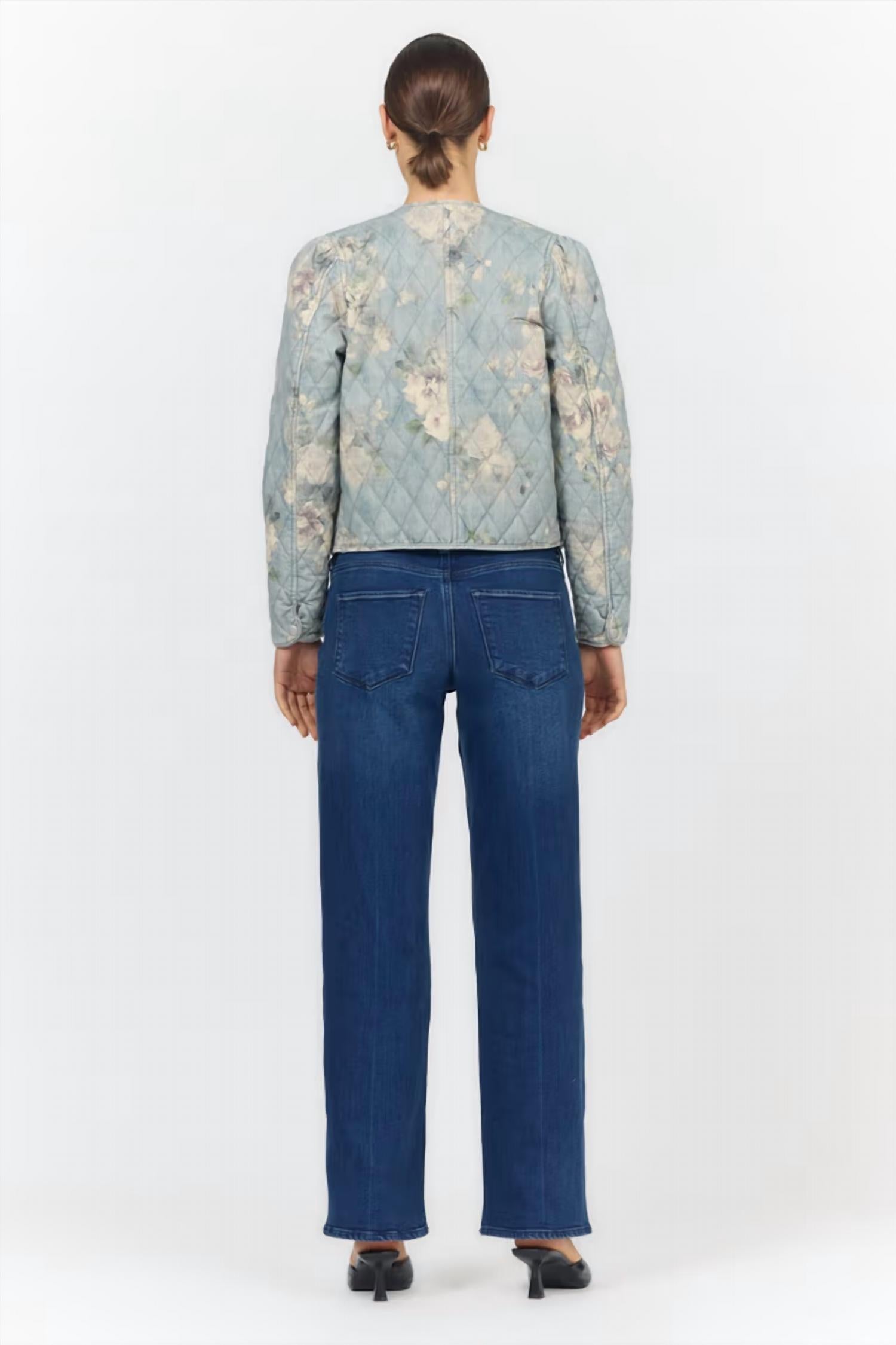 Dear John Denim - Kit Floral Quilted Denim Jacket