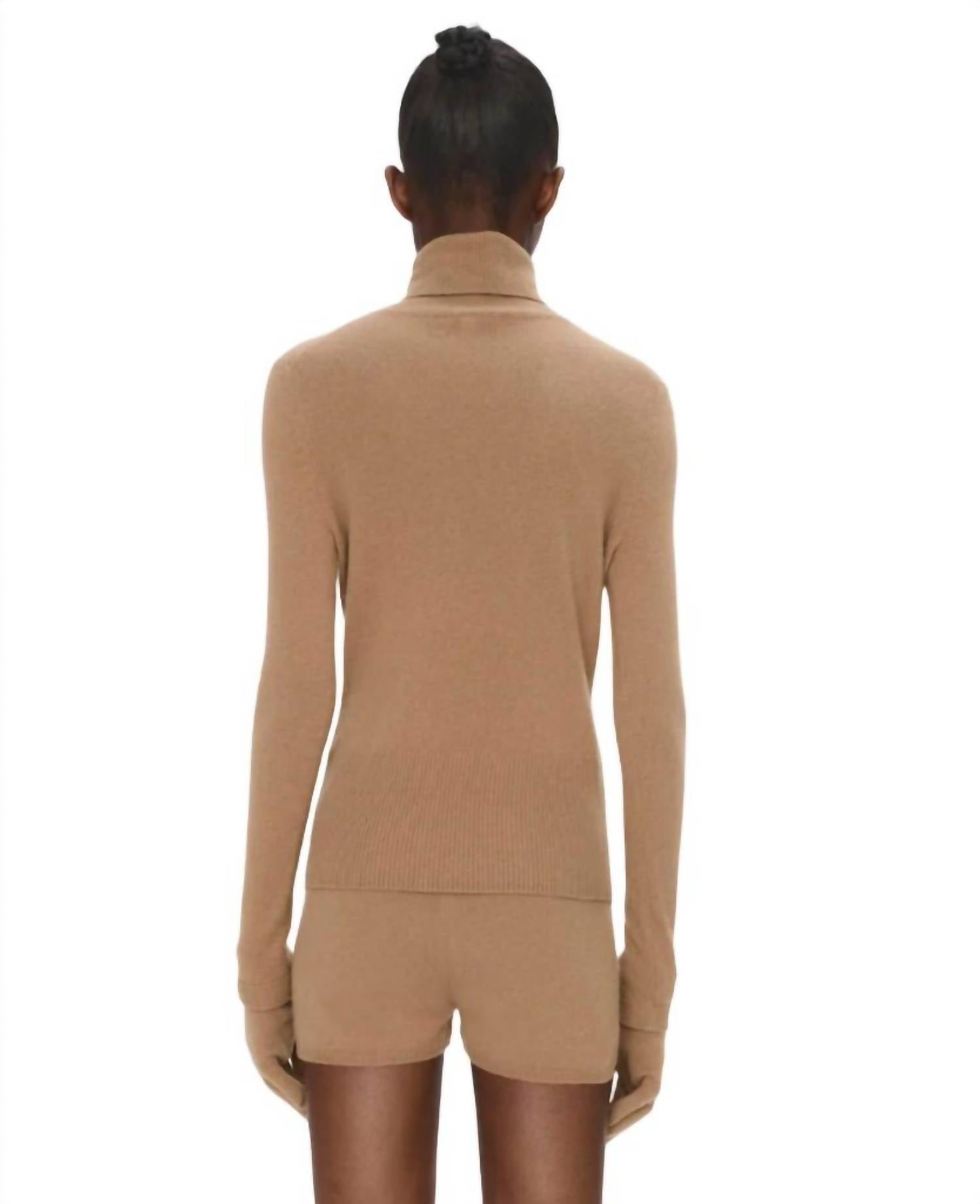 Jonathan Simkhai - Dita Cashmere Turtleneck Sweater With Gloves