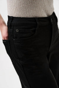 Joseph Ribkoff Goldie Wide Leg Jeans in black - women's pants - alternate view