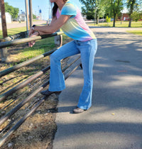 Kancan - Roxanne High Rise Flare Jeans
