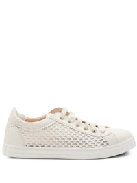 AGL Women's Mesh Sneaker in off white 1 - women's sneaker