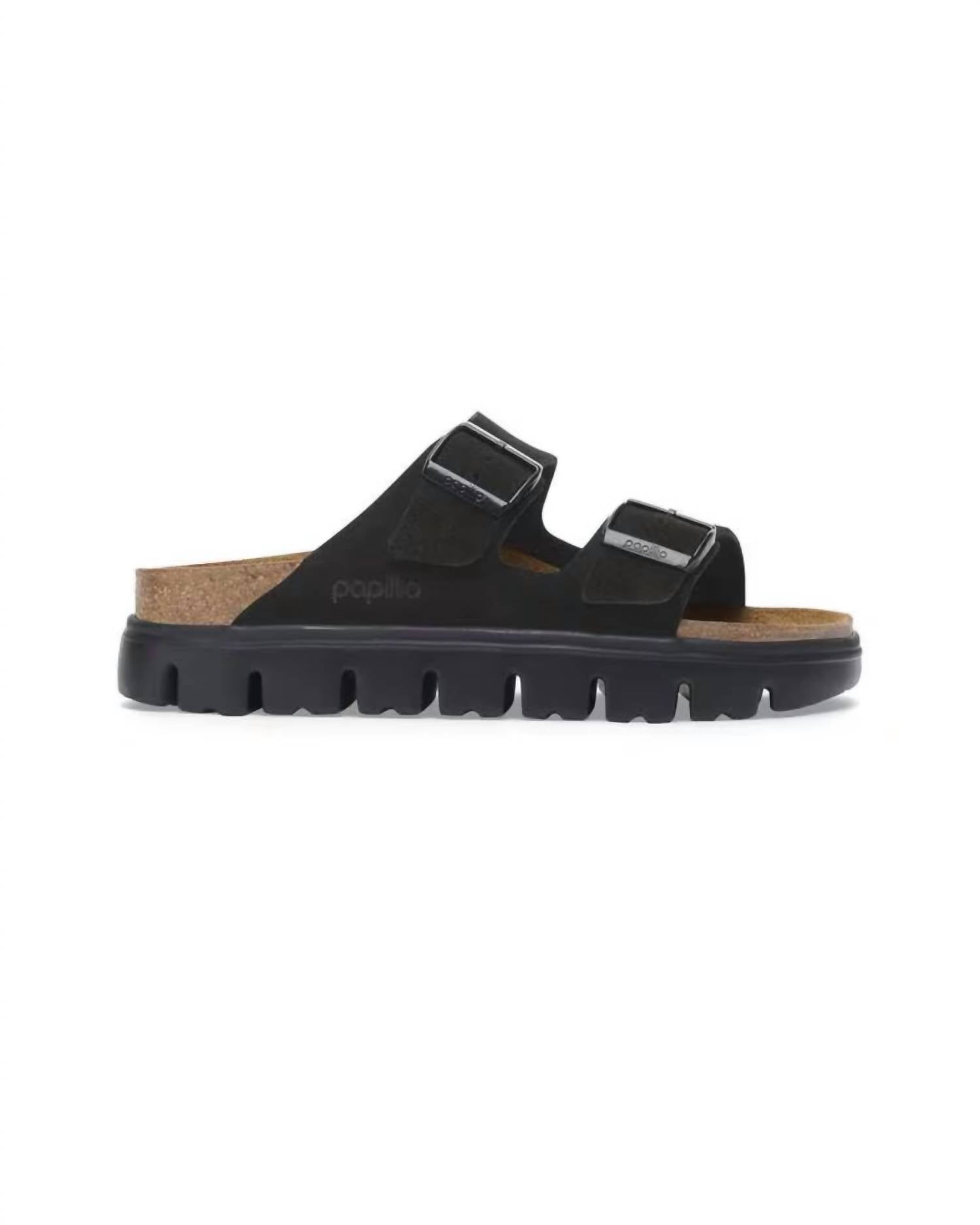BIRKENSTOCK Women's Arizona Pap Chunky Sandal in black black - women's sandal