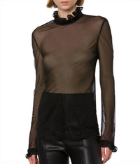 Techno chiffon blouse