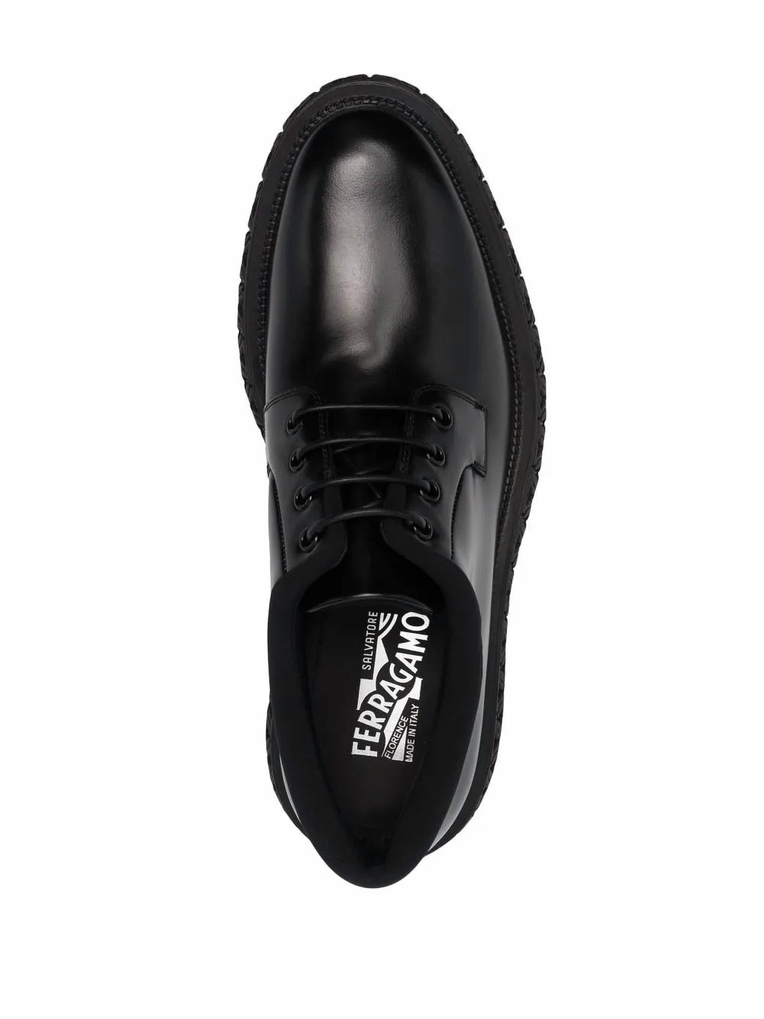 Salvatore Ferragamo - Men's Mark Leather Derby Shoes
