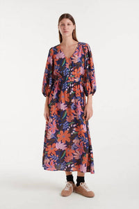 Compania Fantastica - Long Lightweight Crepe Dress