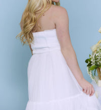 Luxxel - Tulle Tiered Midi Dress