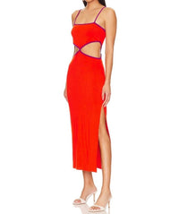 L*SPACE Women's Libra Dress in pimento - women's dress - alternate view