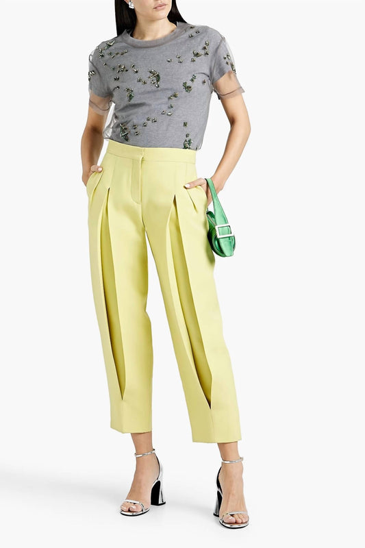 Valentino - Embellished Layered Tulle T-shirt