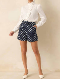 Prosperina - Madison White Ruffle Cotton Top