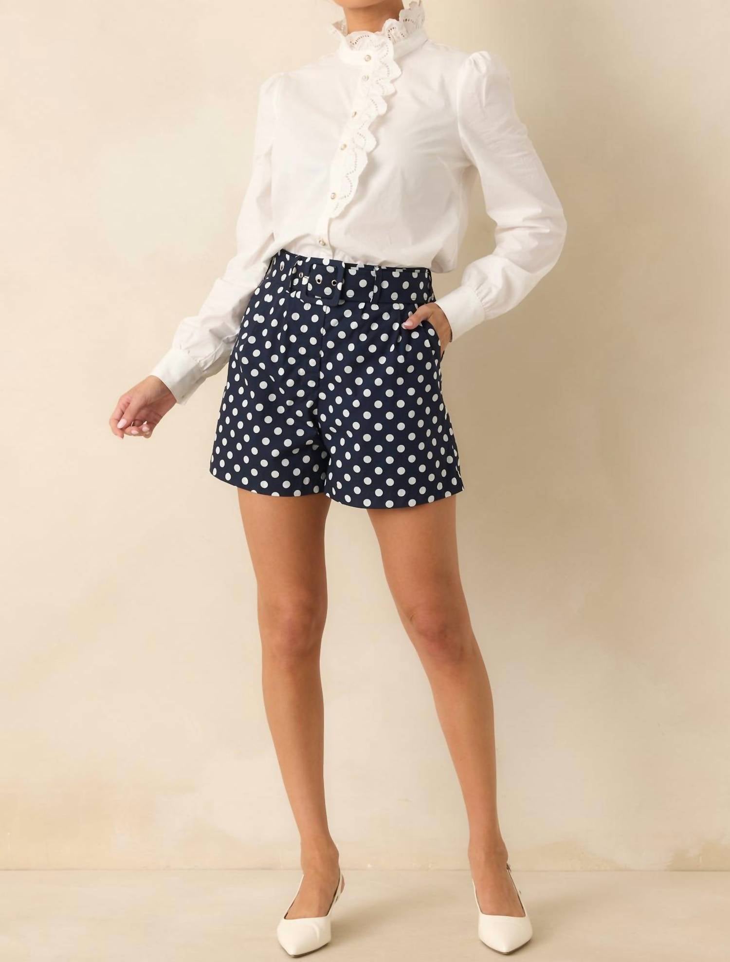 Prosperina - Madison White Ruffle Cotton Top