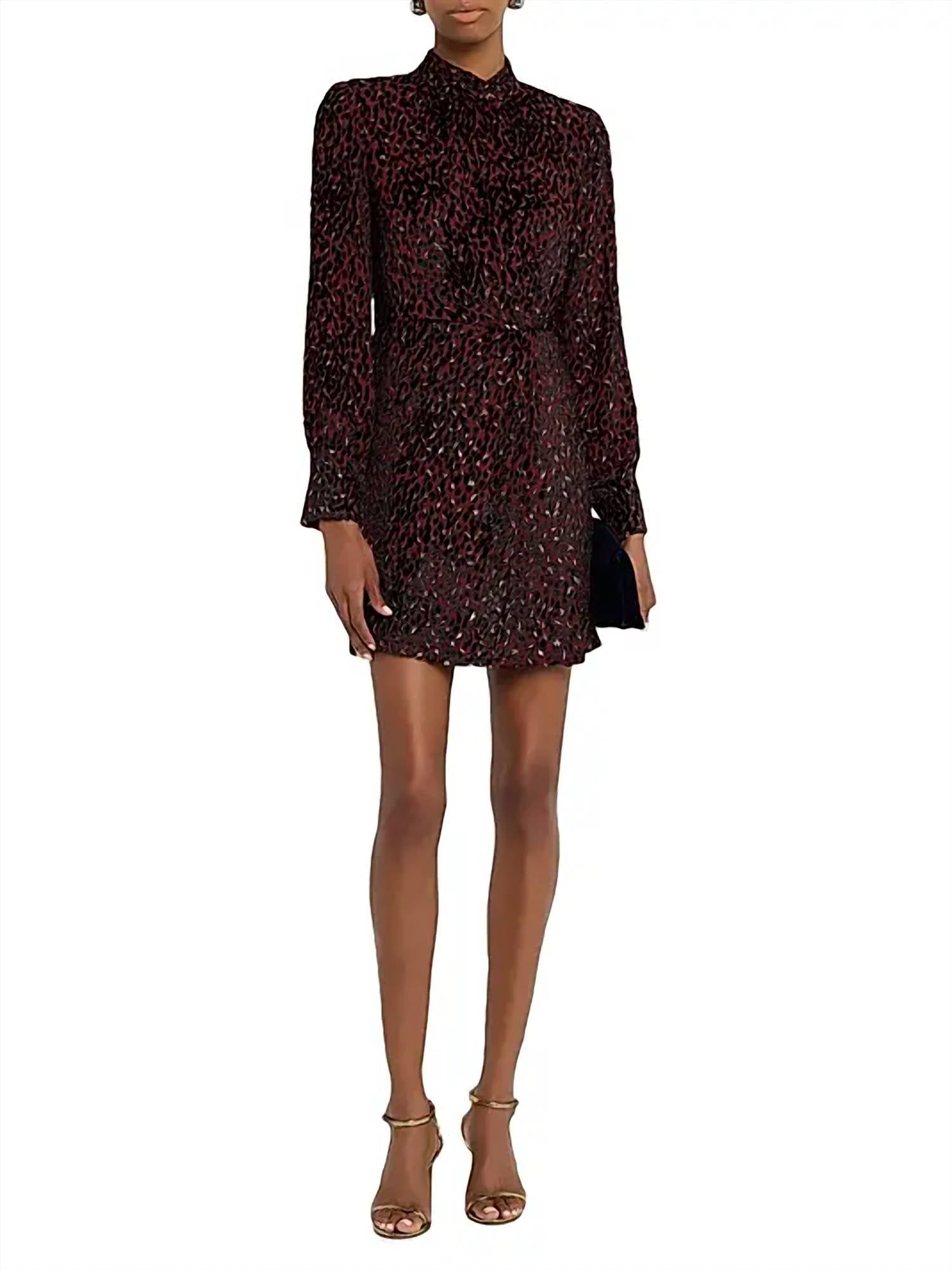Simkhai - Daphne Draped Mock Neck Mini Dress