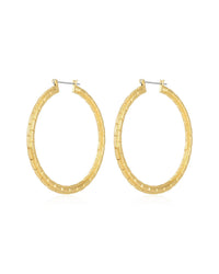 Luv Aj - Women's Chloe Chain Hoops Earrings