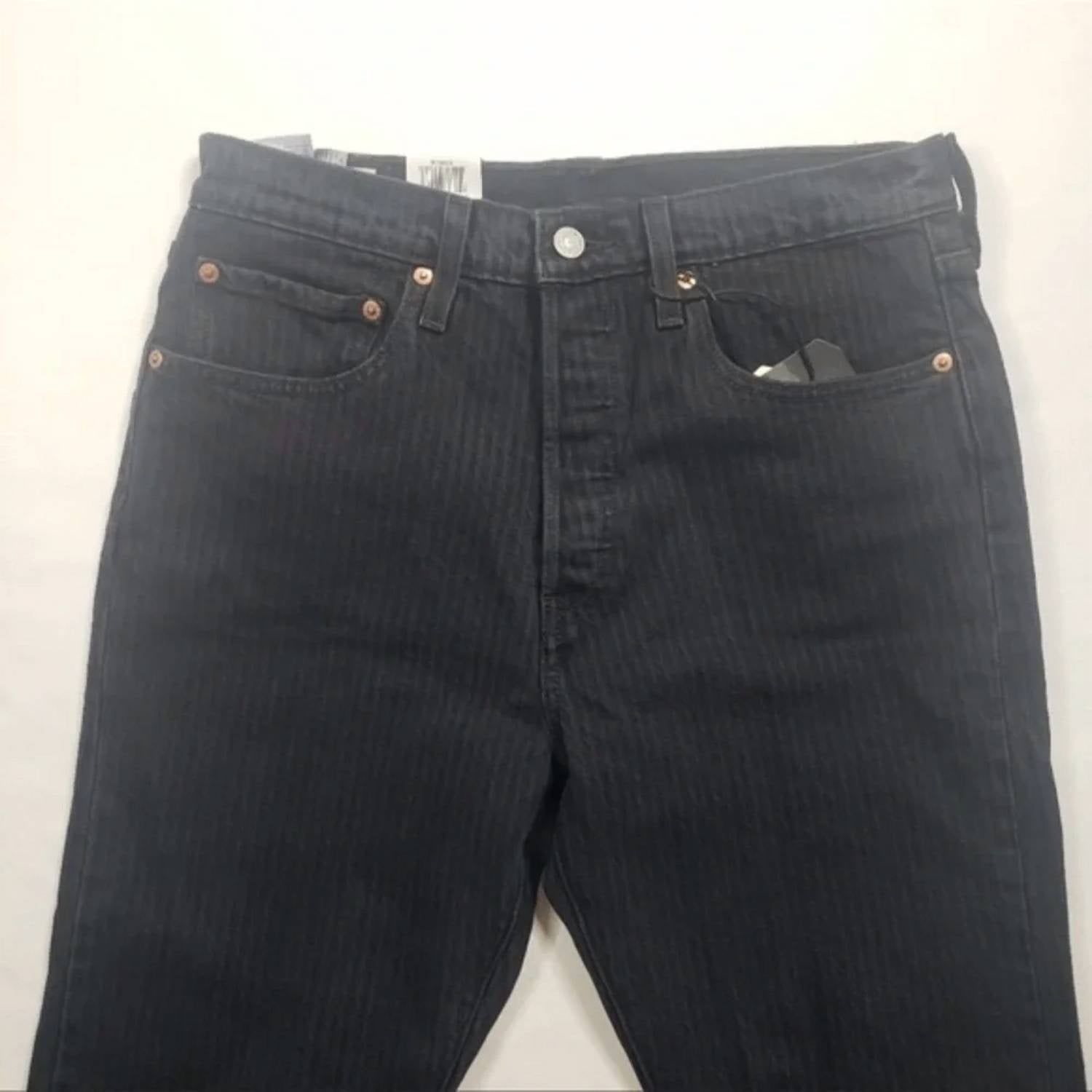Levi'S - 501 Stripe High Waist Skinny Jeans