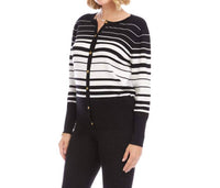 Karen Kane - Stripe Cardigan Sweater
