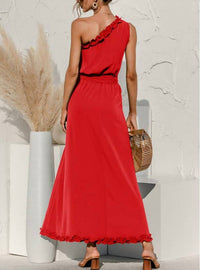 Esley Collection - Date Night One Shoulder Dress