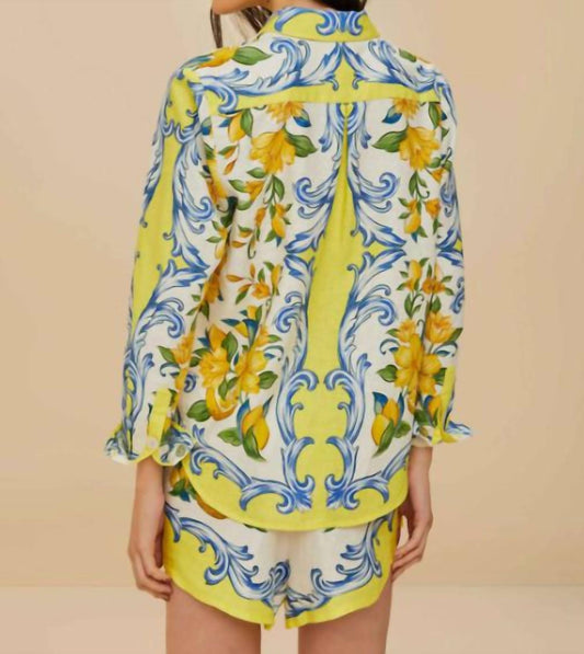 Farm Rio - Sicily Scarf Shirt