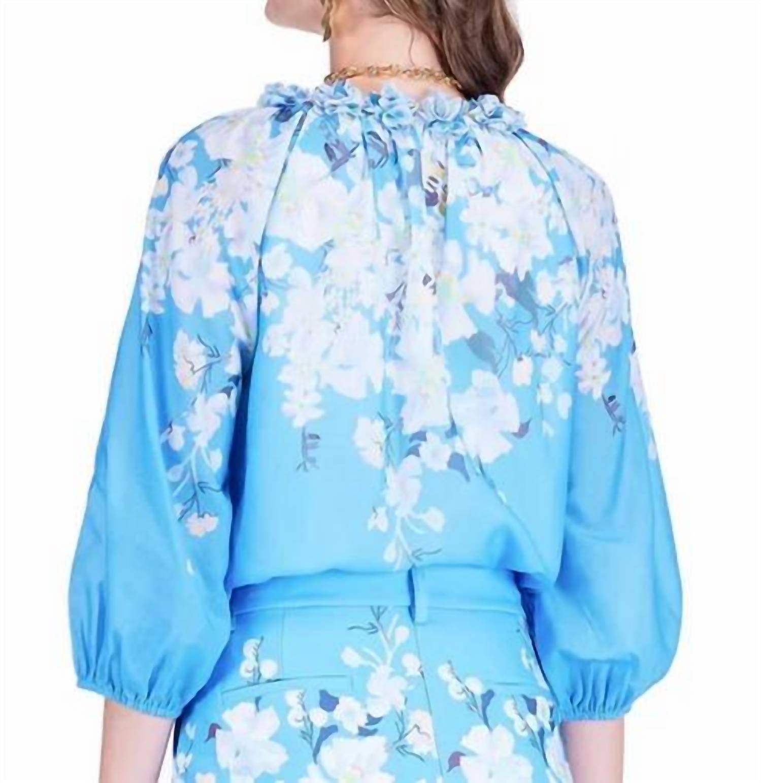 Jade - Danica Dimensional Flowers Top