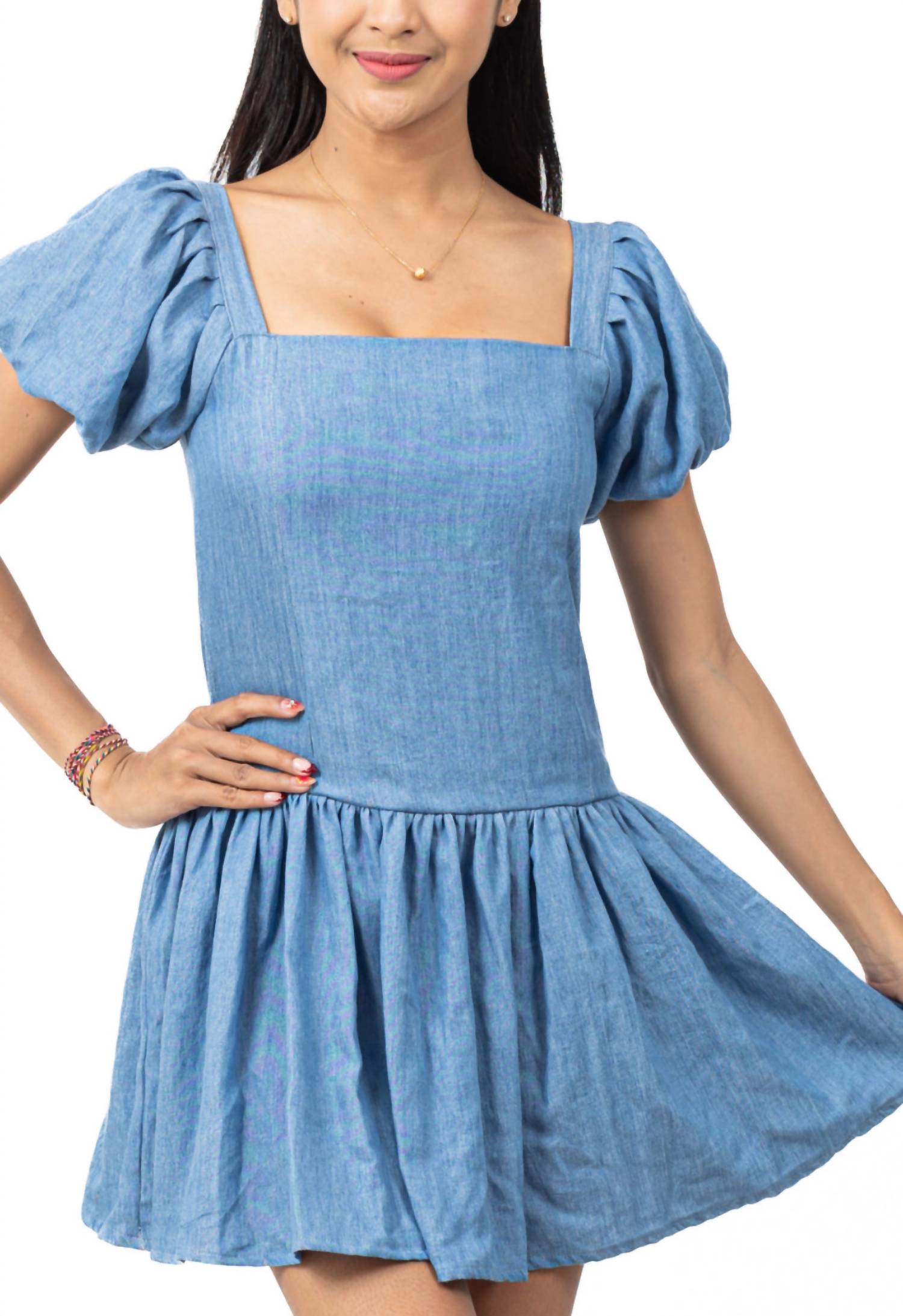 Walker & Wade - Grace Denim Mini Dress