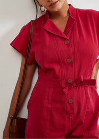 Loup Sally Jumpsuit in rose - women's pants - view 4