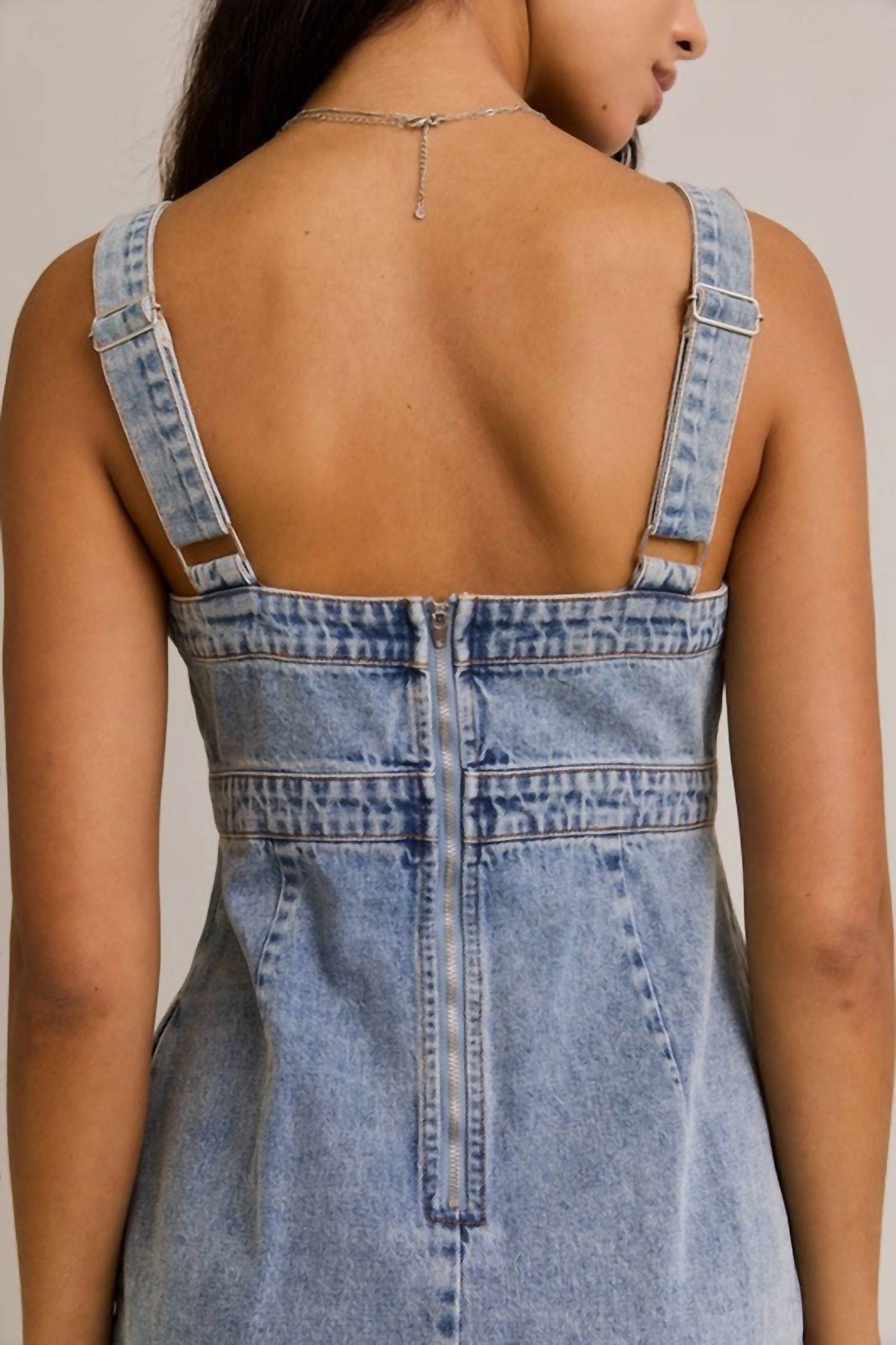 Lelis - Game Time Denim Mini Dress