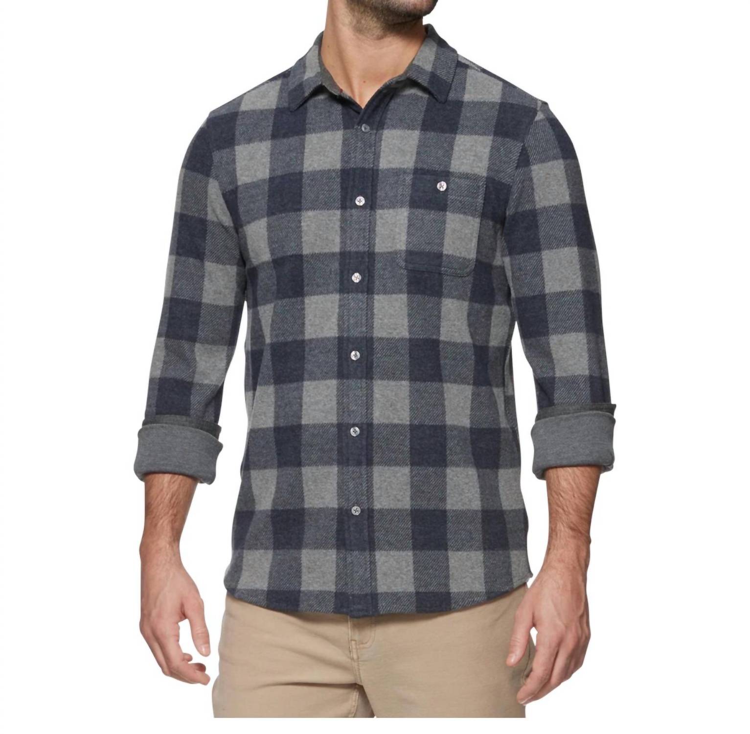 Flags & Anthem - Thatcher Hero Knit Flannel Shirt