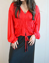 Greylin - Beach Street Button Up Blouse