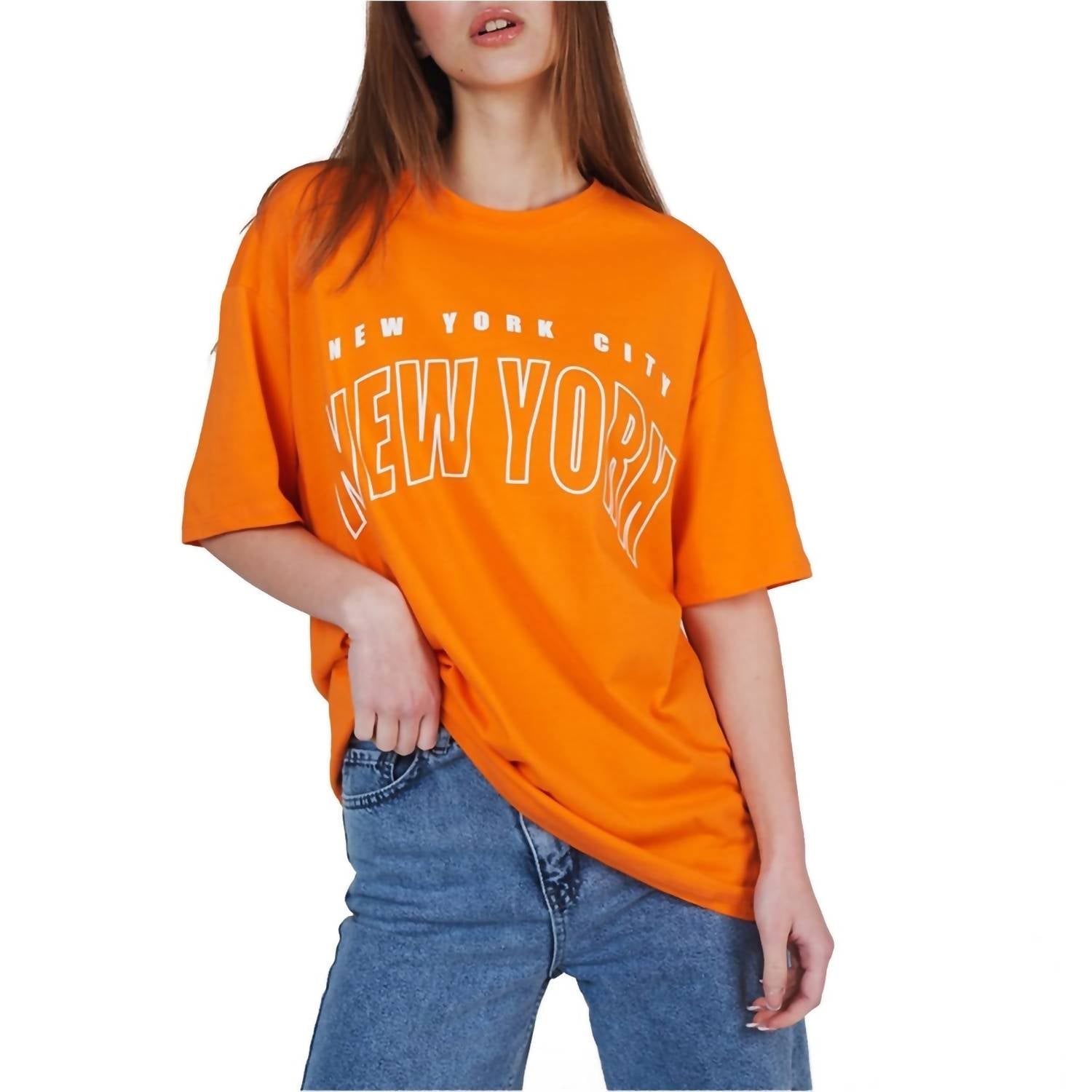 Ambar - New York City Logo Relaxed Fit T-shirt