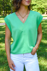Entro - Bold And Basic V-Neck Top