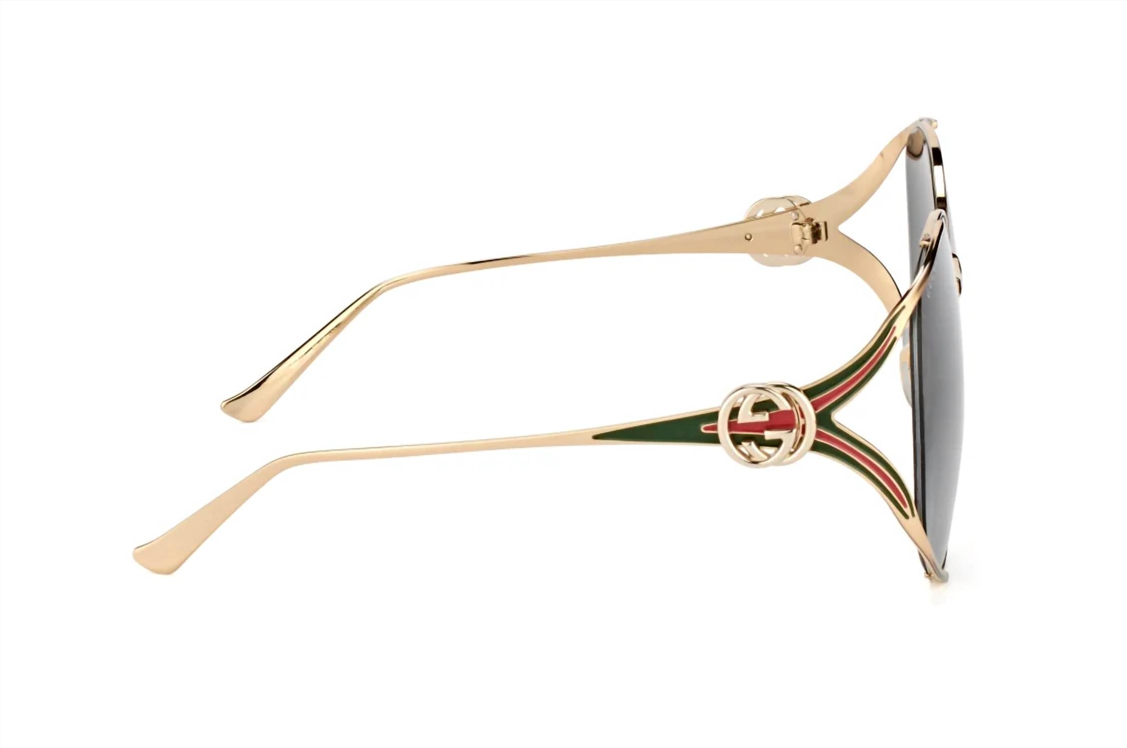 Gucci - Round Non Polarized Sunglasses 0225s - 001