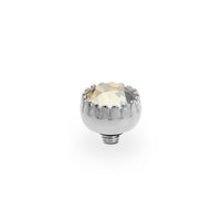 Qudo Women's London 8mm Jewelry Topper in golden shadow silver - women's jewelry