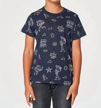 Chaser - Toy Story Doodle Pattern Short Sleeve Tee