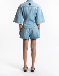 Haikure - Lilas Denim Top