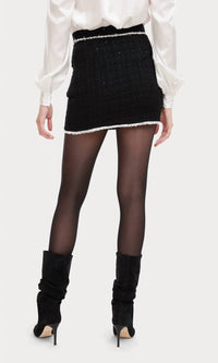Fifteen Twenty - Nessa Contrast Tweed Skirt