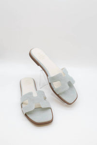 OASIS SOCIETY Women's Everlee Stylish Sandals in denim - women's sandal - alternate view