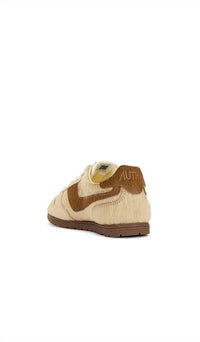 AUTRY Women's Windspin Sneaker in tan - women's sneaker - alternate view