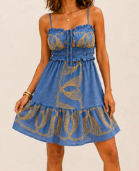 Mystery Resort - Sunlit Shores Mini Dress