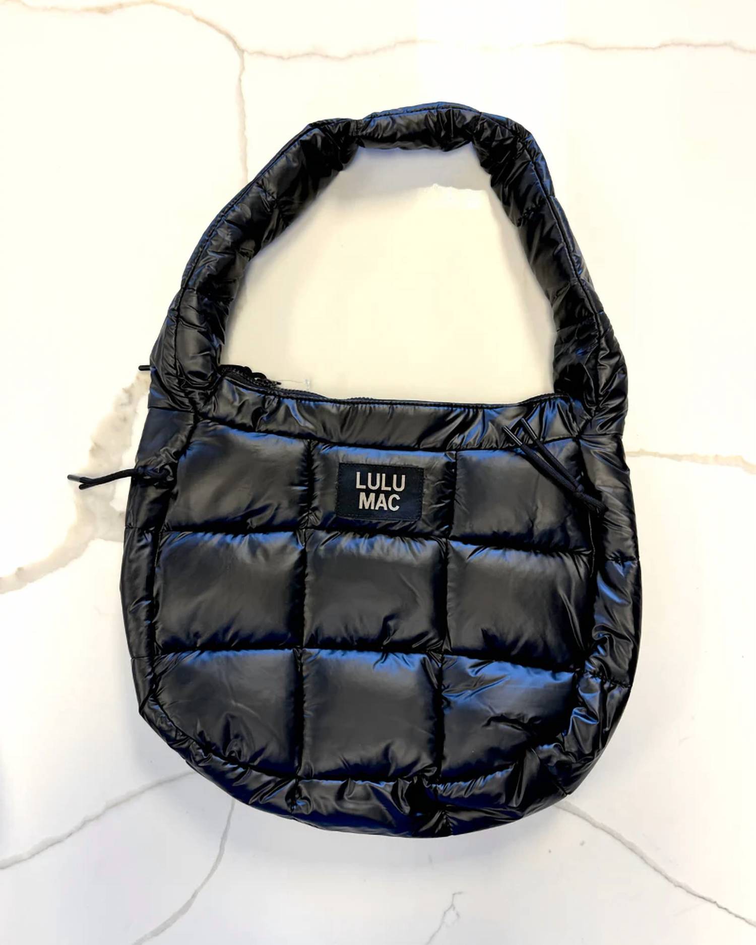Lulu Mac - Women's Puffer Metallic Tote Bag