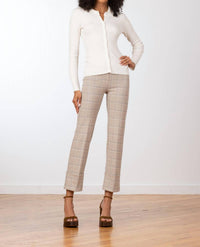 Avenue Montaigne - Women's Bonnie Plaidure Pants