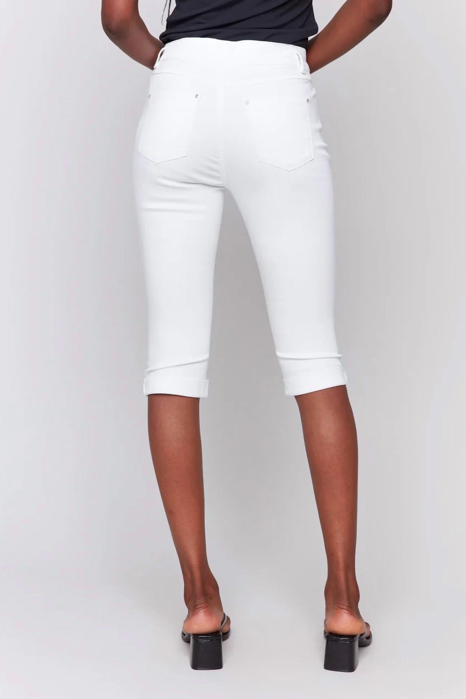 Charlie B - Stretch Twill Pedal Pusher Pants