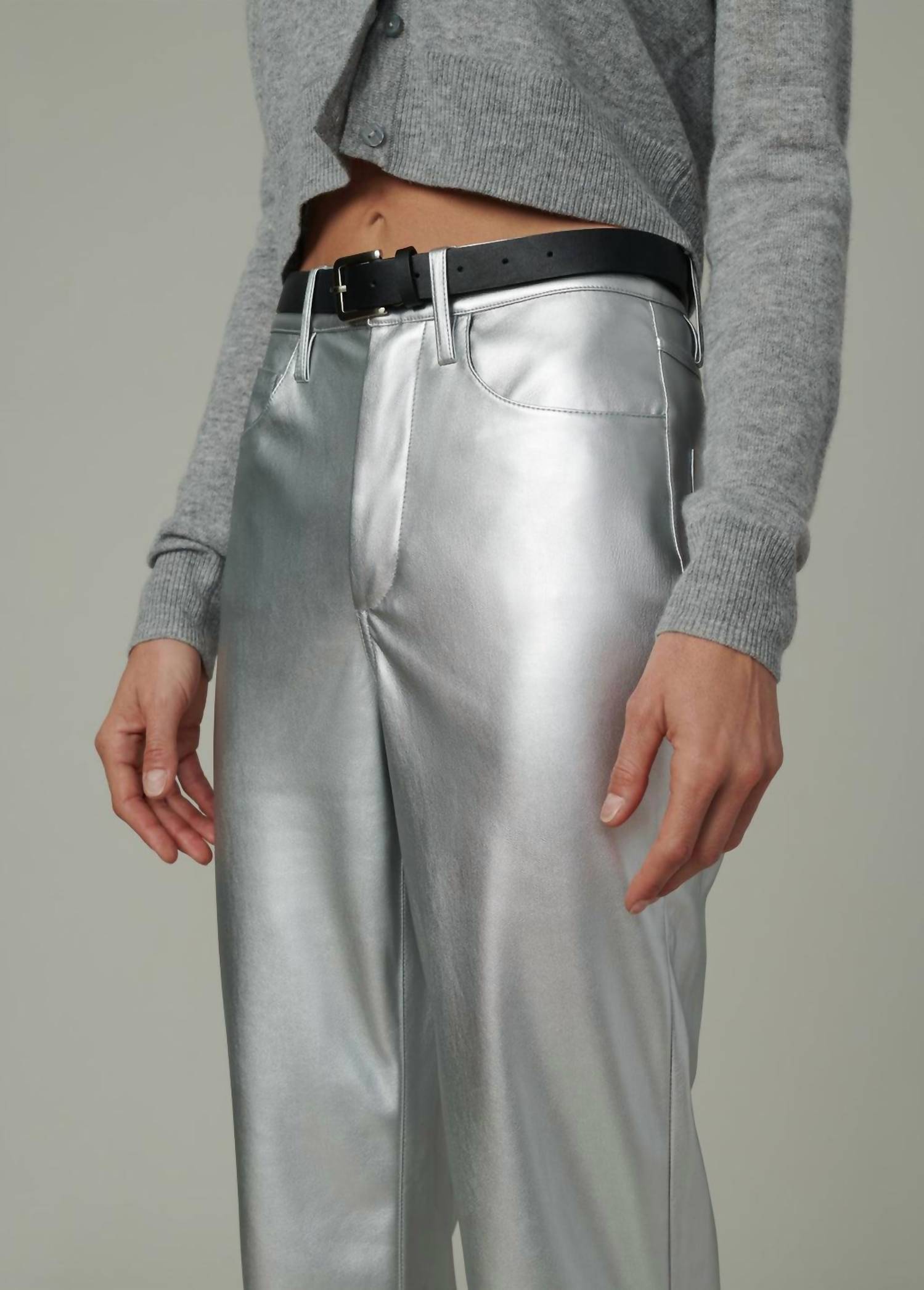 Joe'S Jeans - Margot Vegan Leather Plated Pants