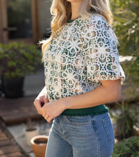 Deon - Caitlin Embroidered Top