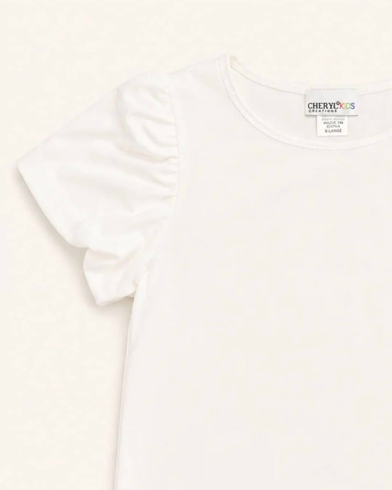 Cheryl Creations - Girl's Bubble Sleeve Shirt