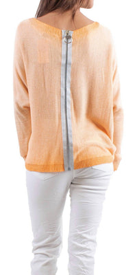 Gigi Moda - Argento Long Sleeve Sweater
